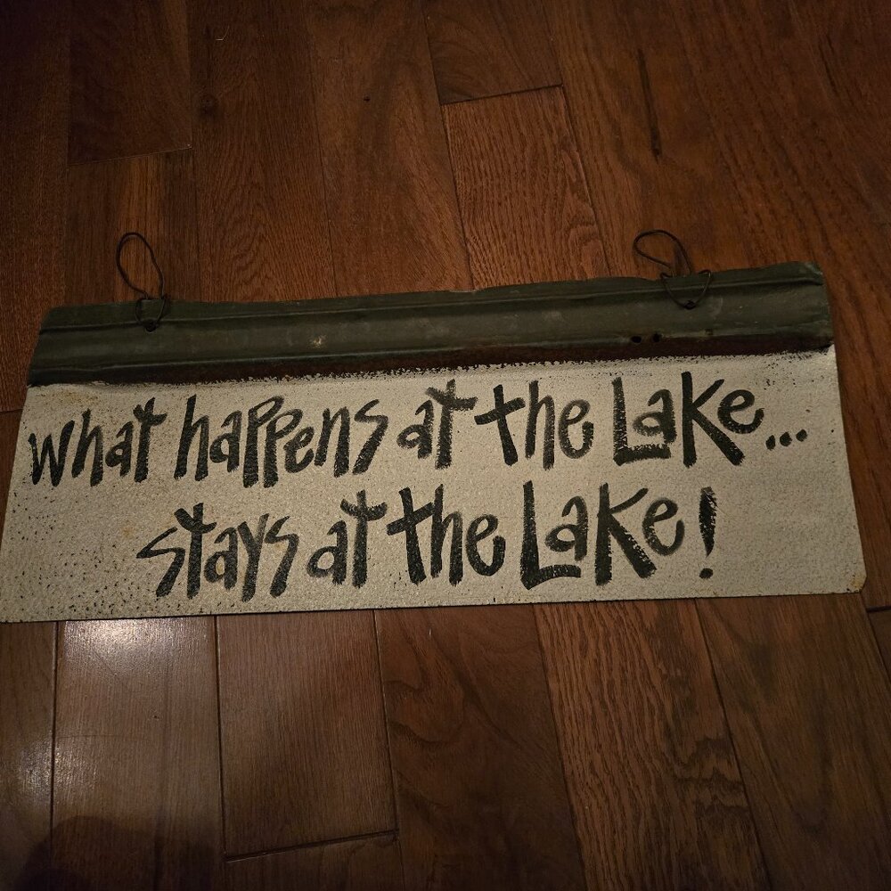 LAKE SIGN METAL